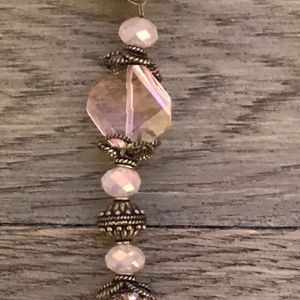 Pastel pink beaded bracelet